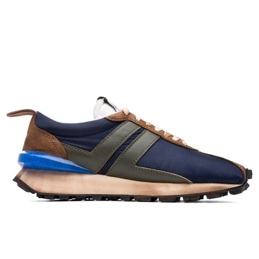 Running Sneakers - Navy Blue/Green