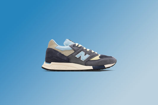 Made in USA 998 - NB Navy/Chrome Blue