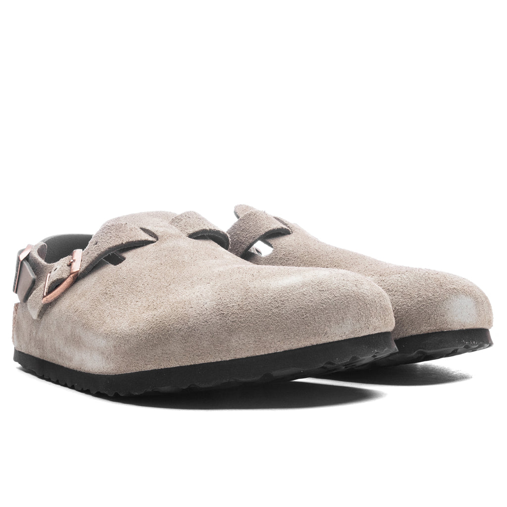 Narrow Tokio Suede Leather - Taupe