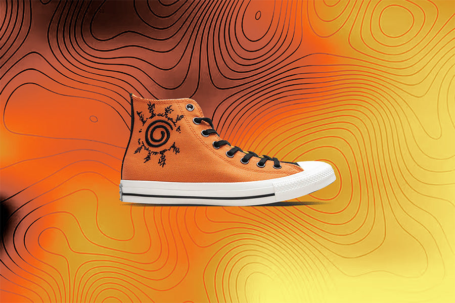 Converse x Naruto Chuck Taylor All Star Hi - Egret/Pale Magma/Black