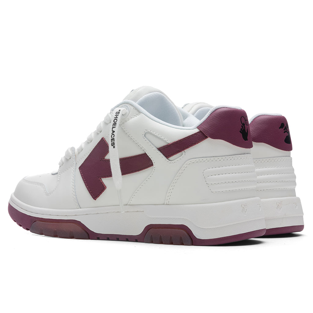 Out of Office Calf Leather - White/Violet