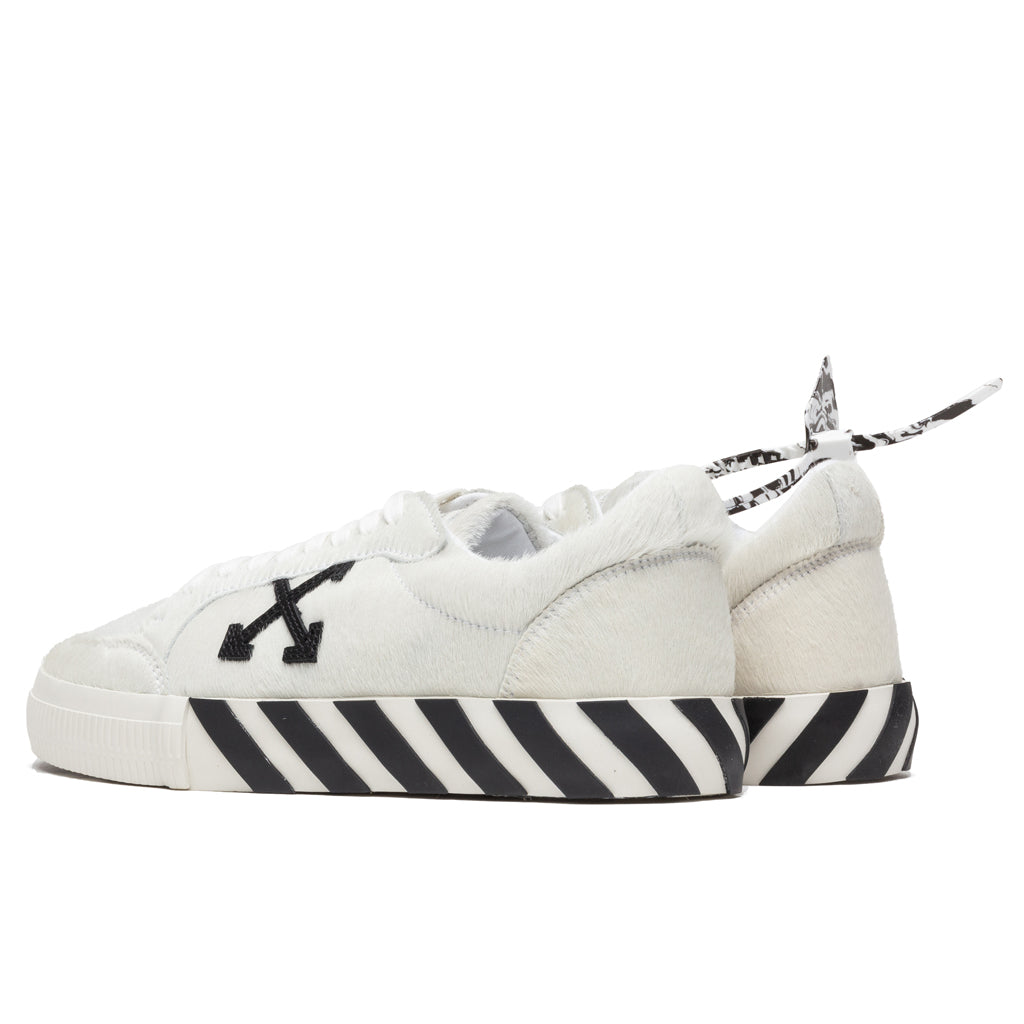 Pony Low Vulcanized Leather - White/Black