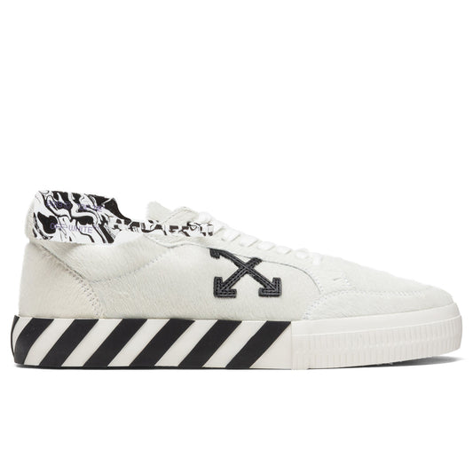 Pony Low Vulcanized Leather - White/Black