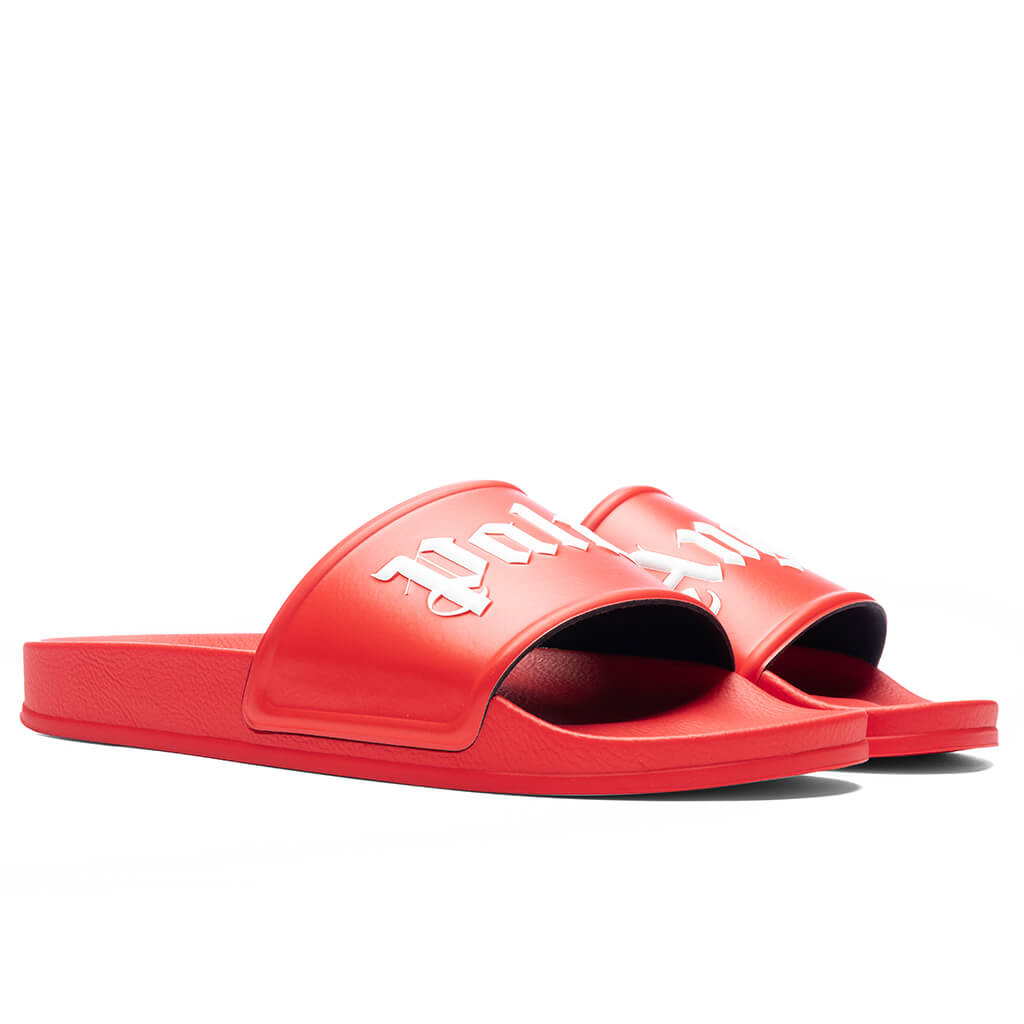 Pool Slider - Red/White