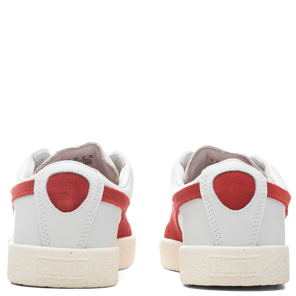 Basket VTG - White/High Risk Red