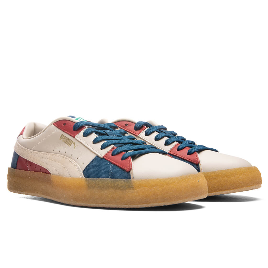 Suede Crepe Patch - Khaki