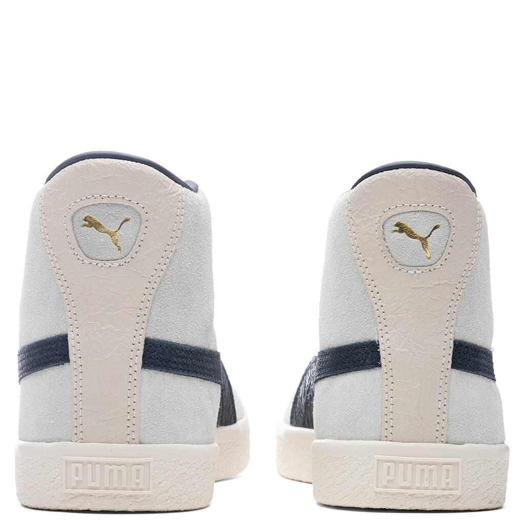Suede Mid VTG RDL - White/New Navy