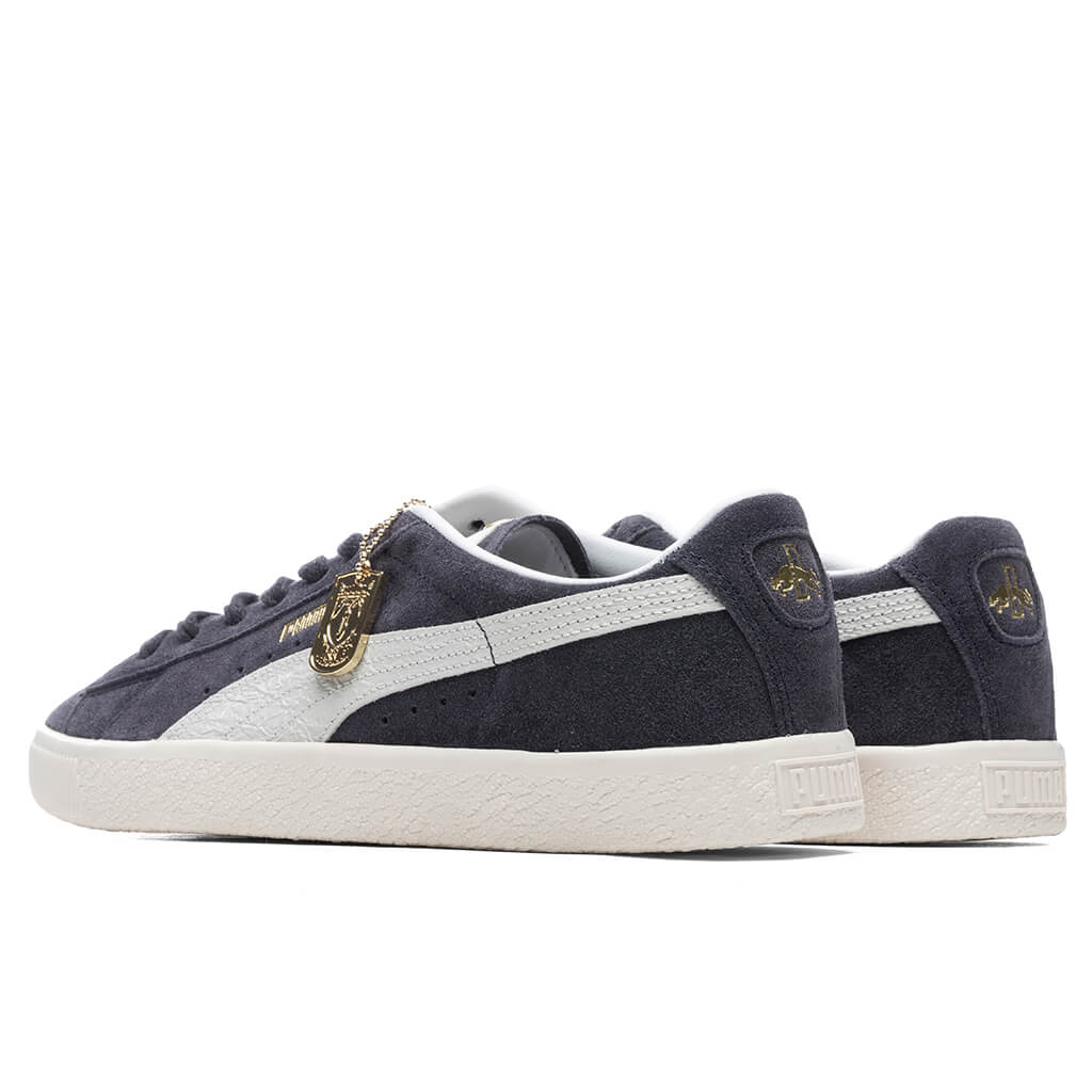 Suede VTG RDL - New Navy/White