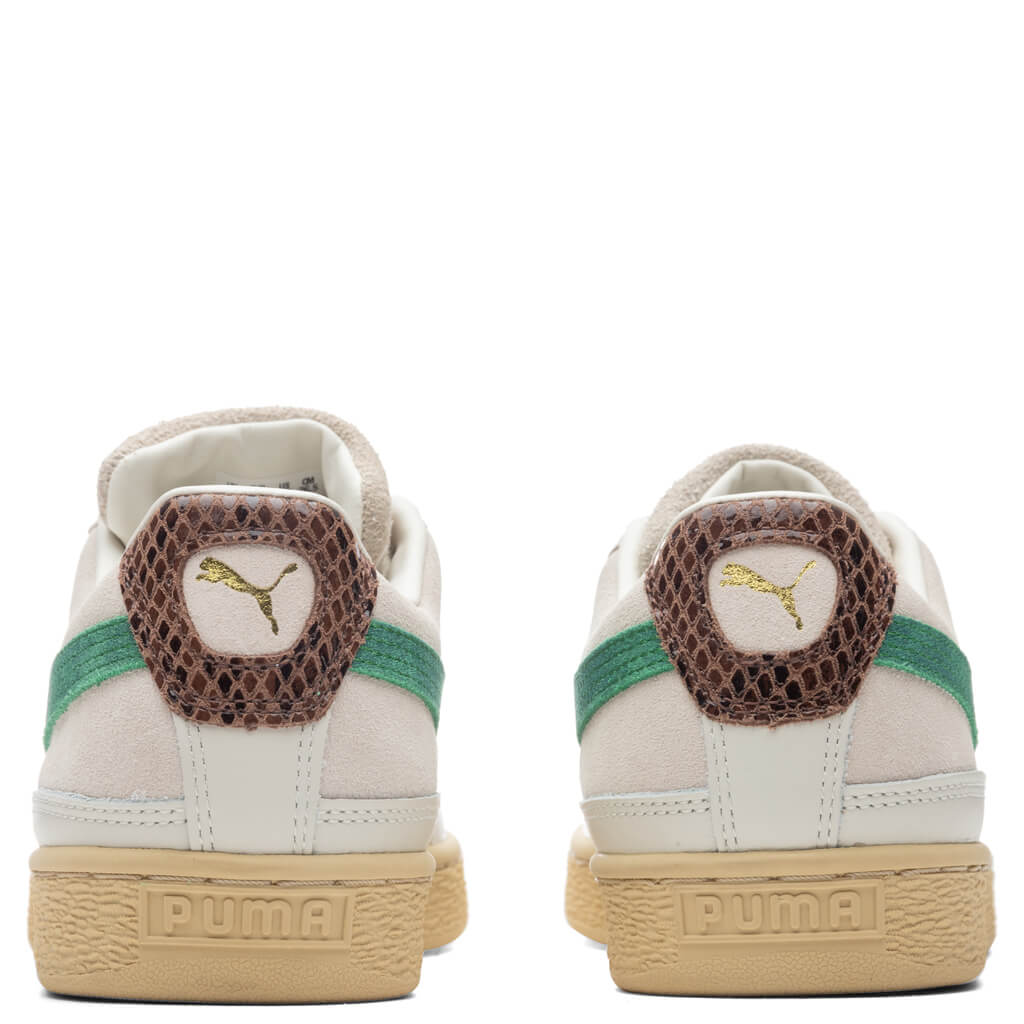 Suede x Rhuigi - Whisper White/Juniper