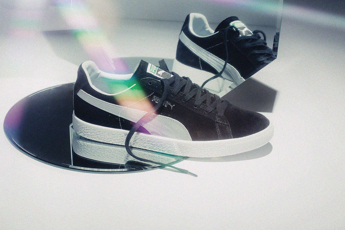 Suede VTG MIJ Retro - Black/Silver