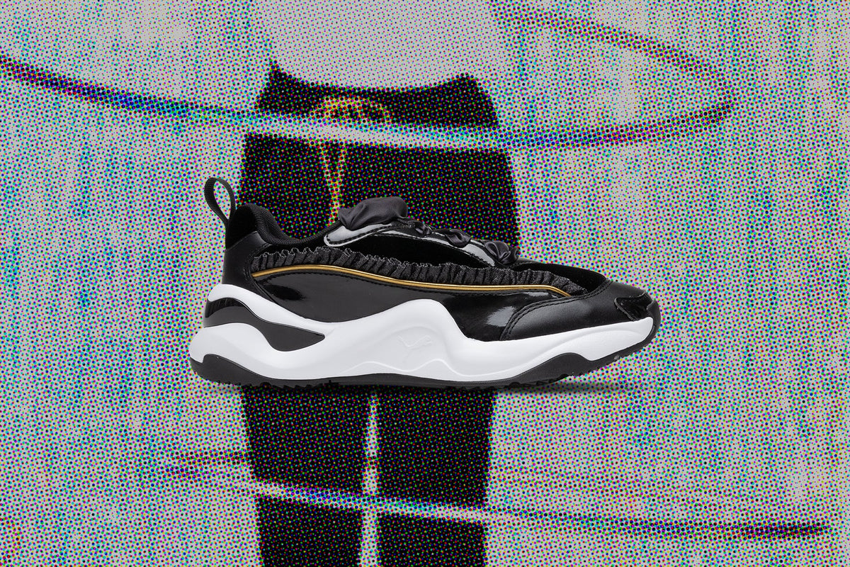 Puma x Charlotte Olympia Women's Rise Nu Trainers - Black