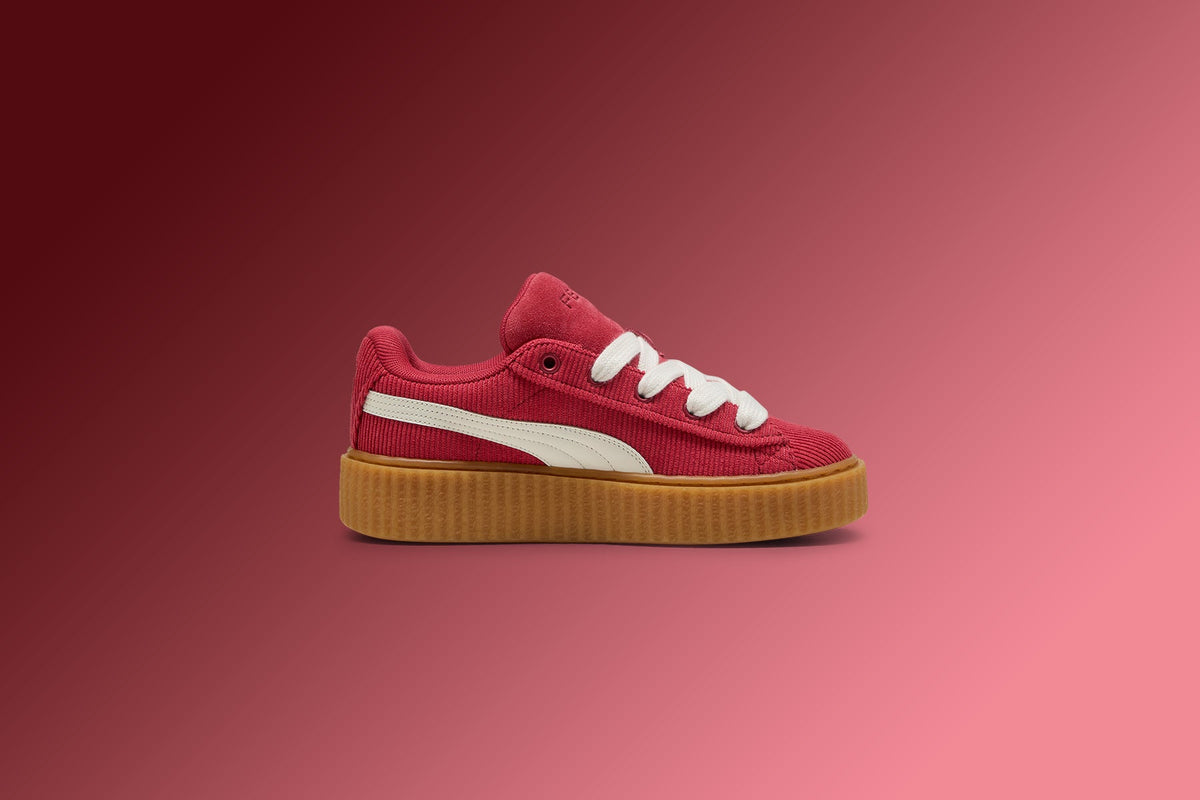 Puma x Fenty Creeper Phatty Corduroy (GS) - Club Red/Warm White/Gum