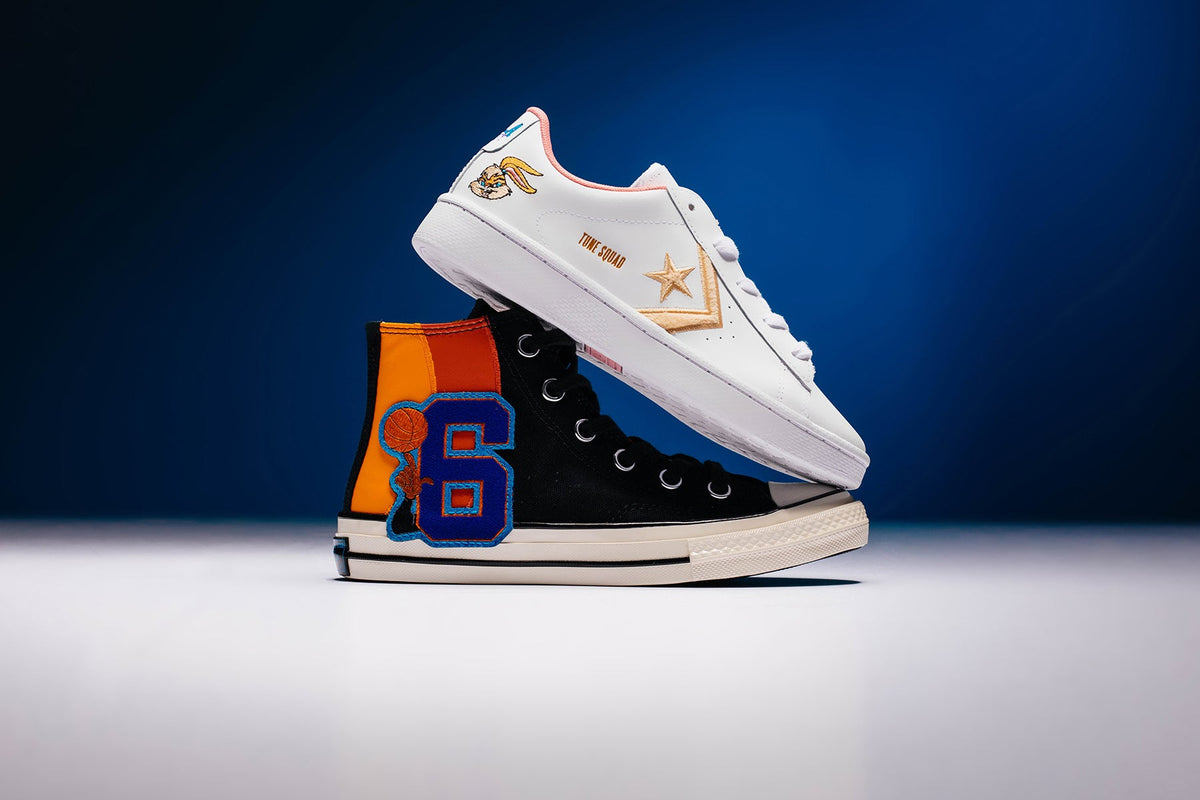 Kid's Pro Leather Ox "Space Jam" - White/White Onyx