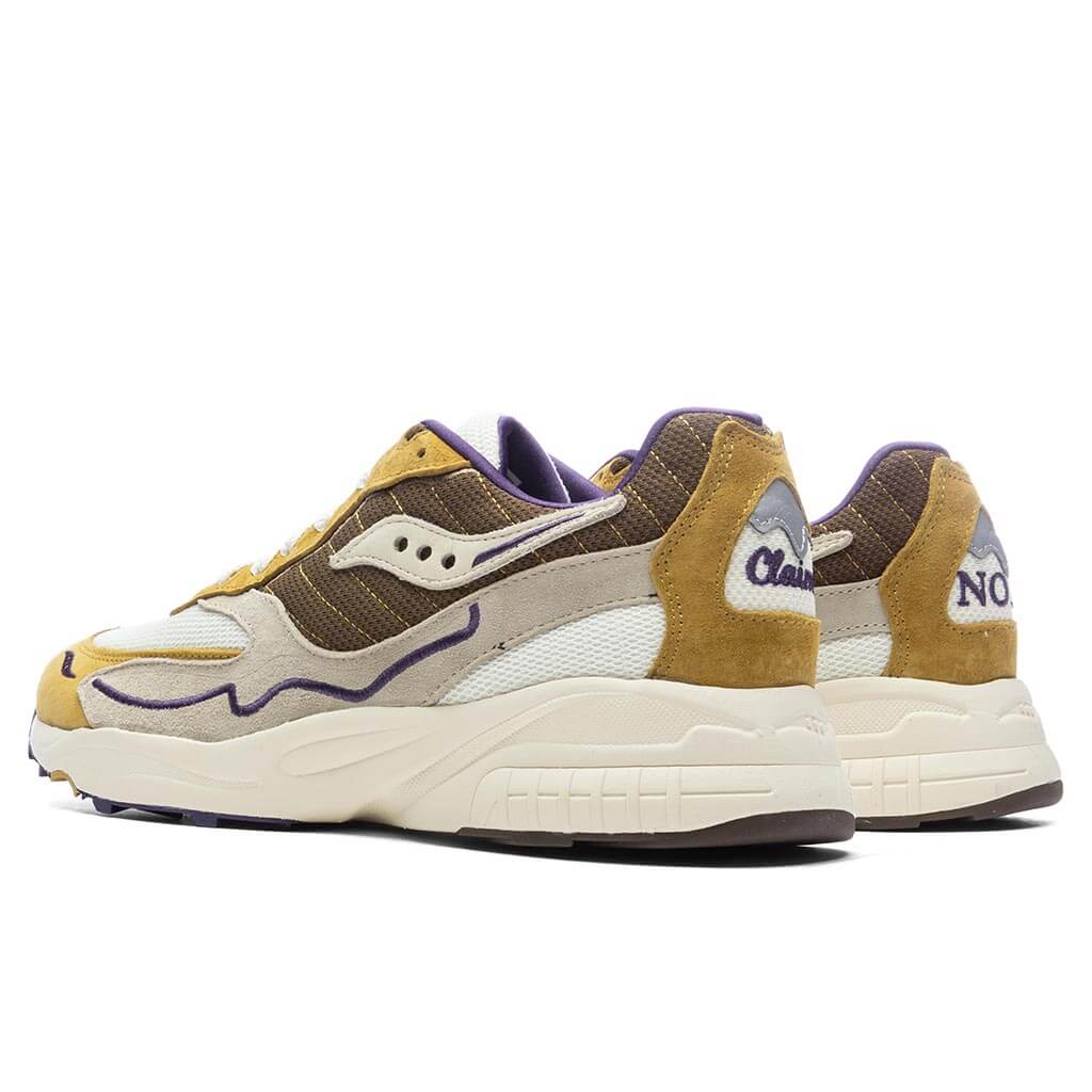 Saucony x Claima 3D Grid Hurricane - Gold/Cream