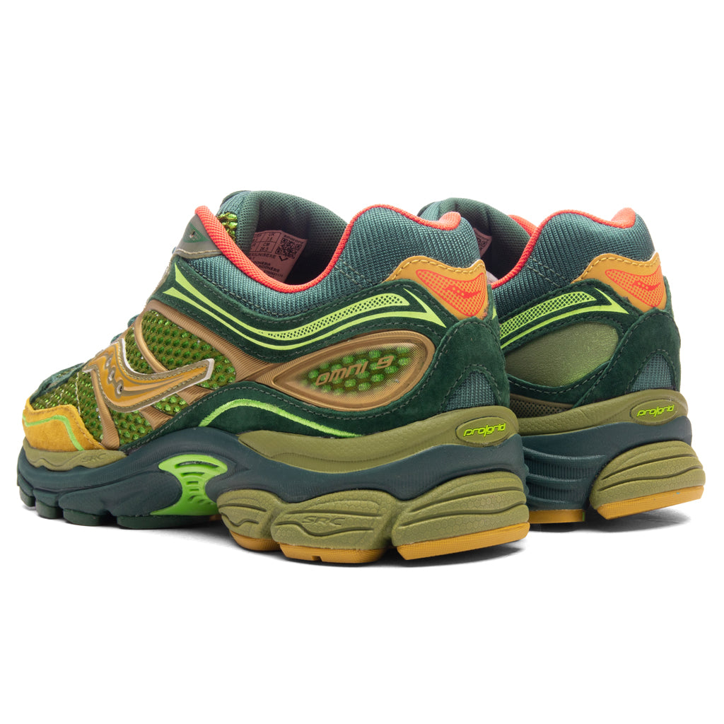 Saucony x Starcow Progrid Omni 9 - Green/Orange