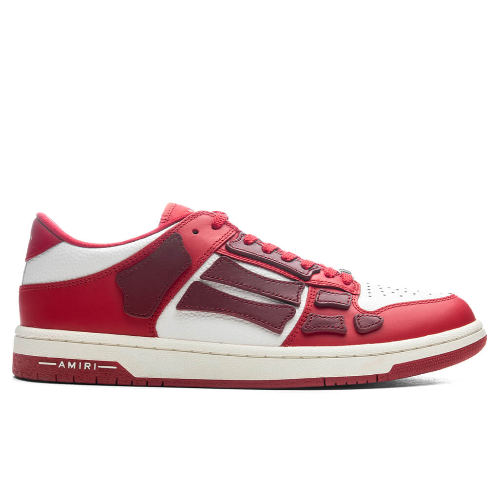 Skel Top Low - Red/White