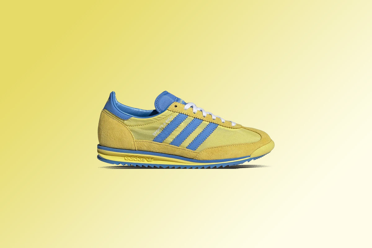 Adidas x Sporty & Rich SL72 Women's - Light Yellow/Real Blue/White