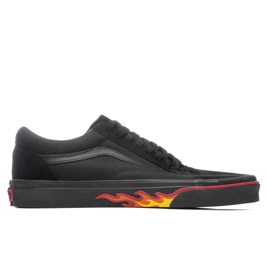 Old Skool "Flame Wall" - Black