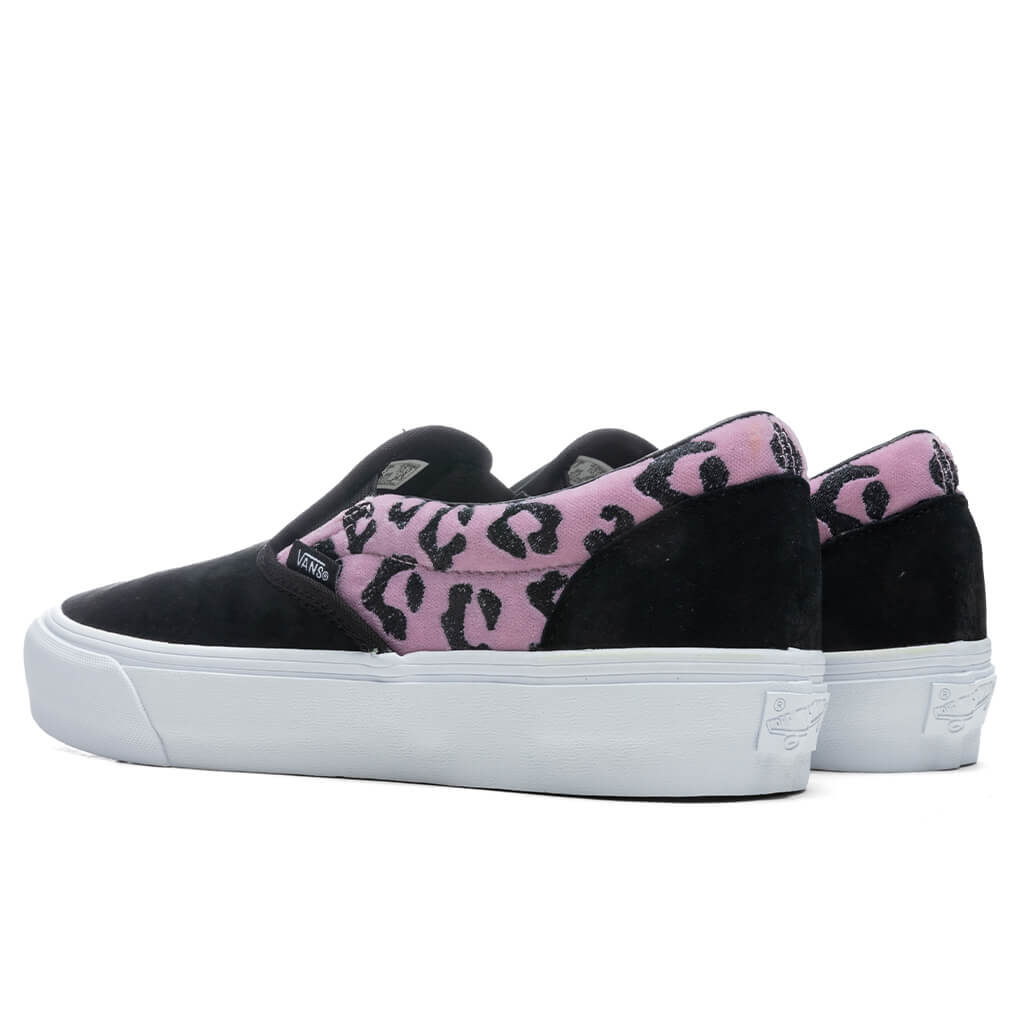 Classic Slip-VLT LX "Velvet Animal" - Mauve Lepard/Black