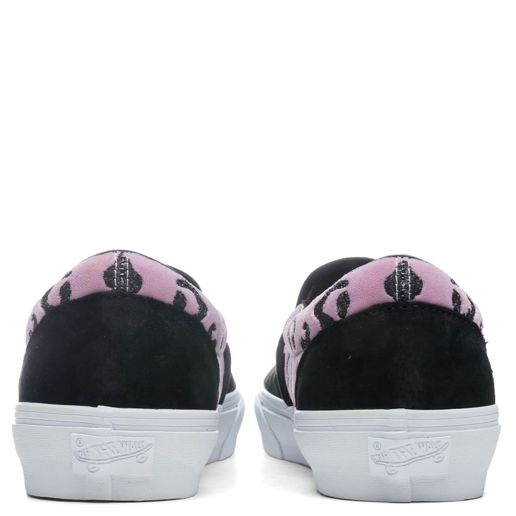 Classic Slip-VLT LX "Velvet Animal" - Mauve Lepard/Black