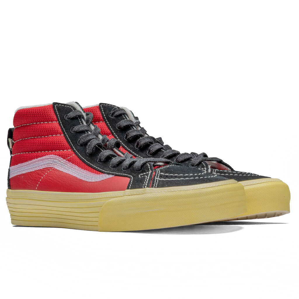 SK8-Hi Notchback Split VR3 LX Vintage - Black/Red