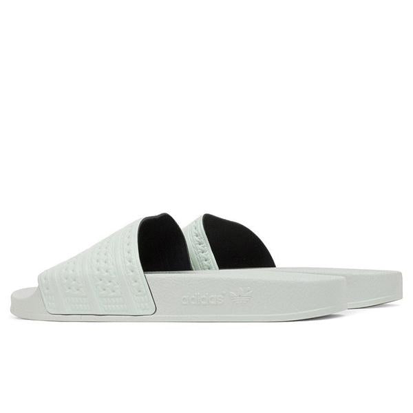Adilette Slides - Linen Green