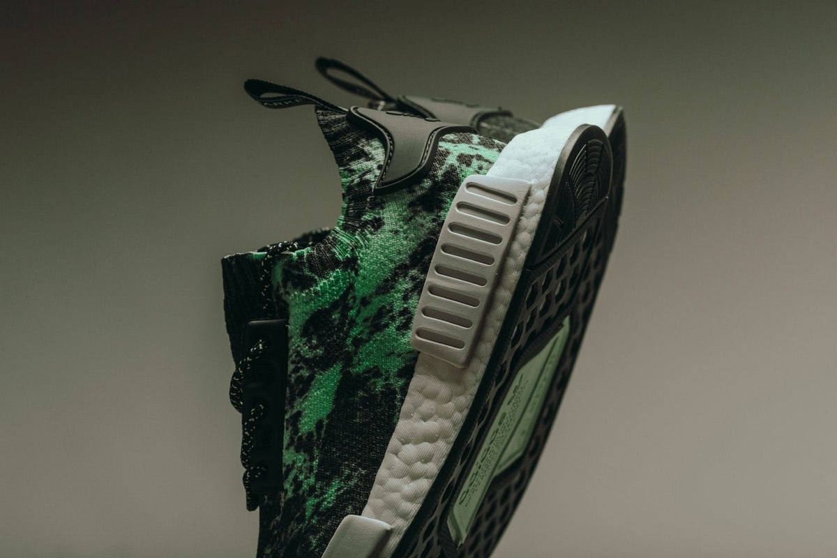 NMD_R1 PK 'Green Marble' - Black/White/Green
