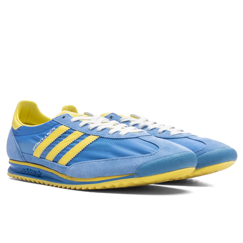 Adidas x Sporty & Rich SL72 Women's - Real Blue/Light Yellow/White