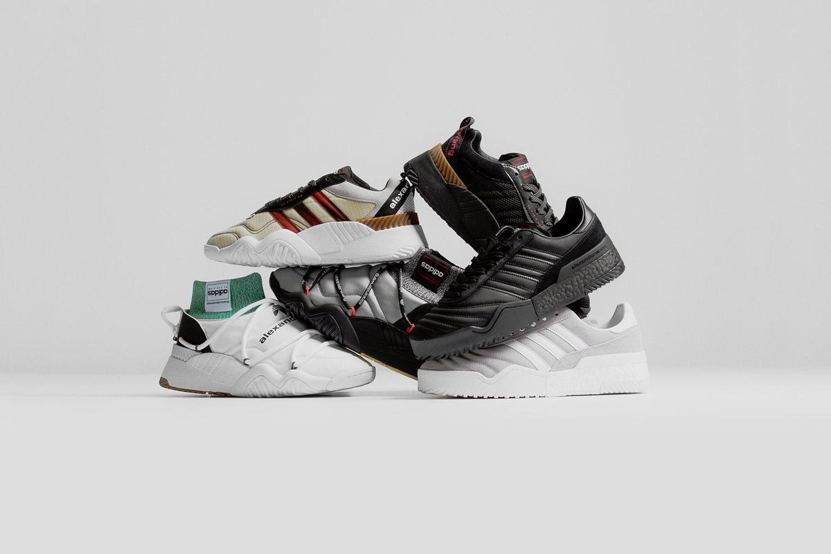 Adidas x Alexander Wang AW Turnout Trainer - Core Black/Light Brown/Bright Red