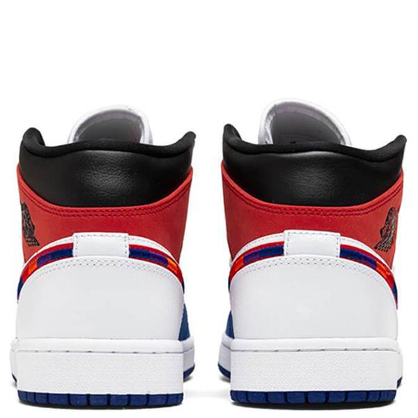 Air 1 Mid SE - White/University Red/Rush Blue/Black