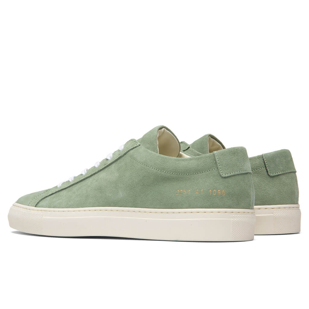 Original Achilles Low Suede Contrast Sole - Green