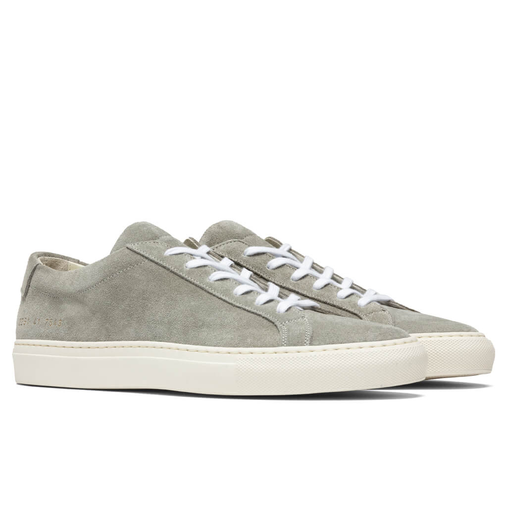 Original Achilles Low Suede Contrast Sole - Grey