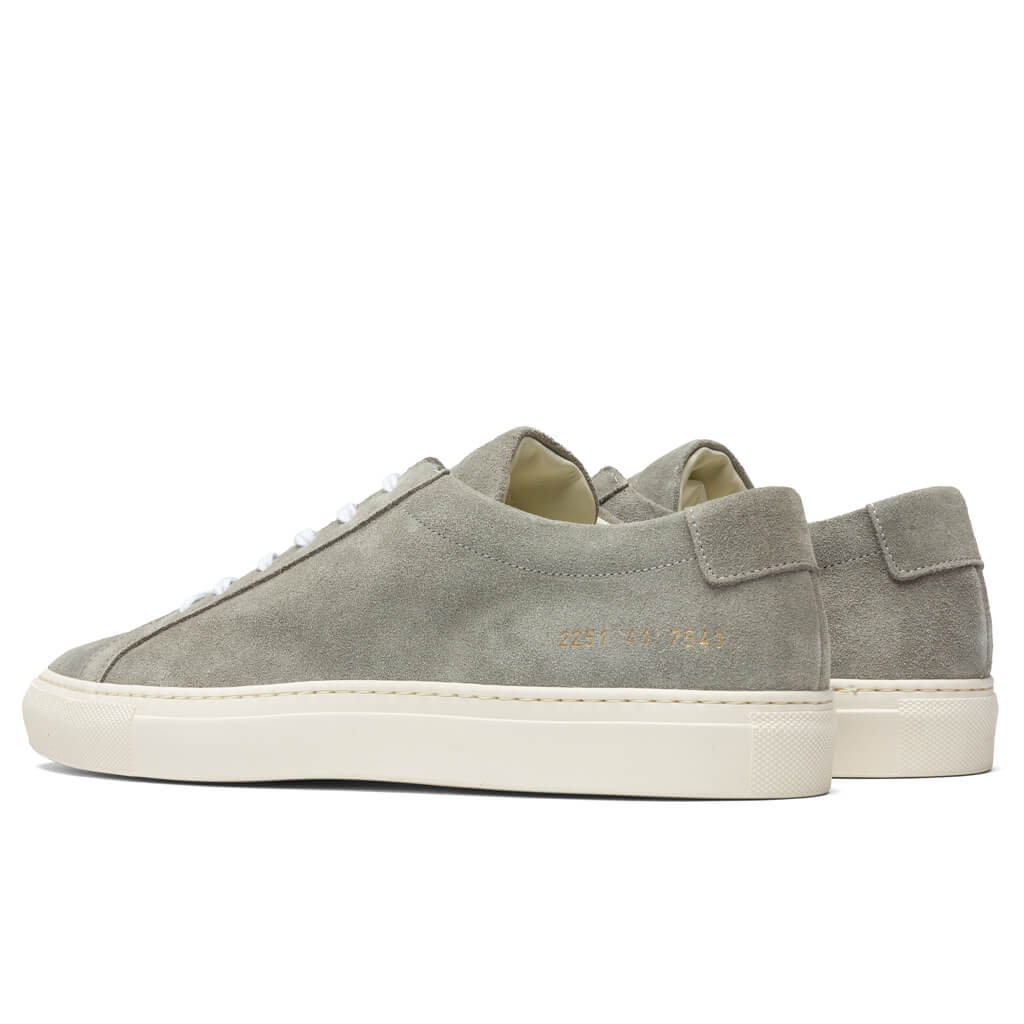 Original Achilles Low Suede Contrast Sole - Grey
