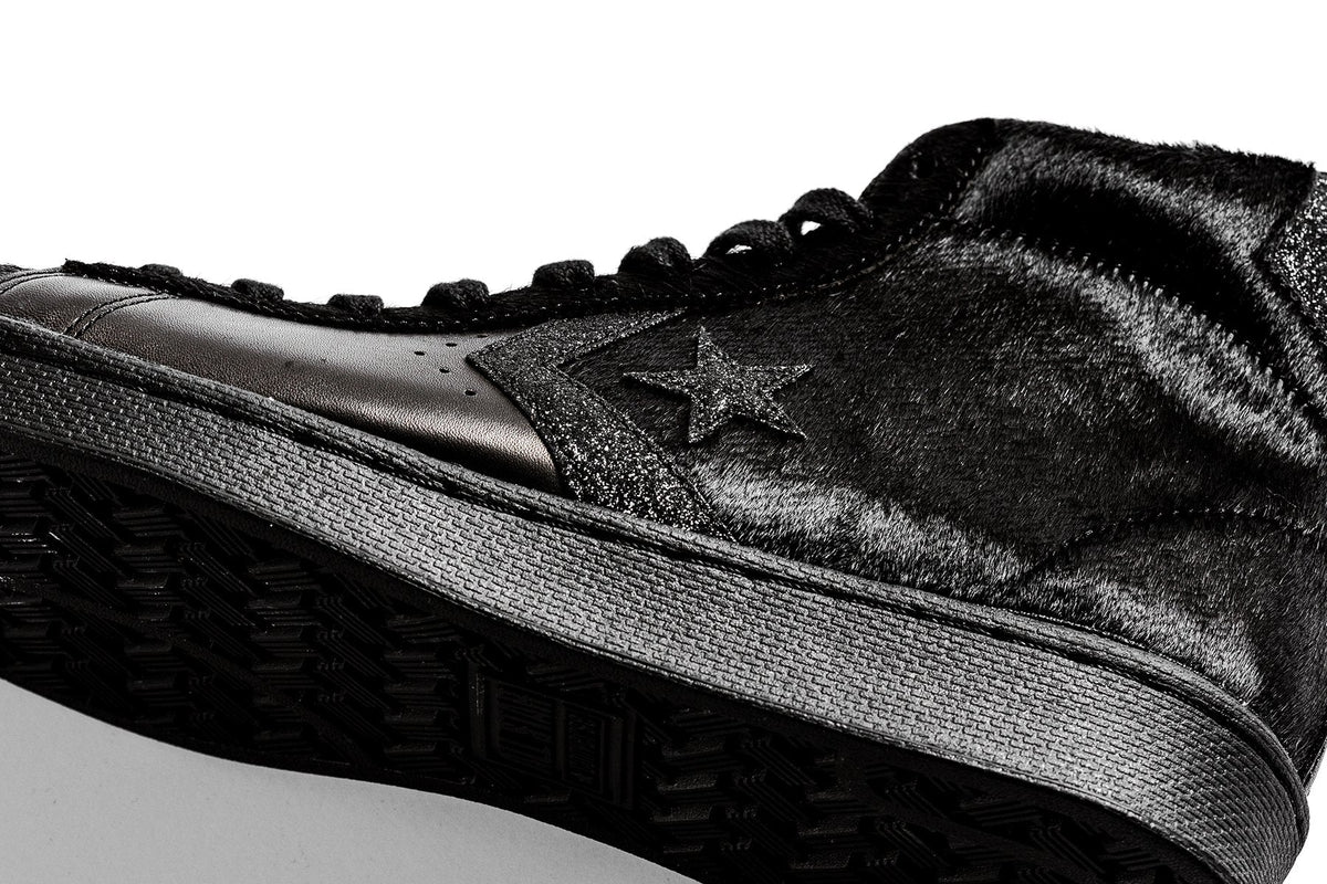 All Star Pro Leather Mid - Black/Black/Black