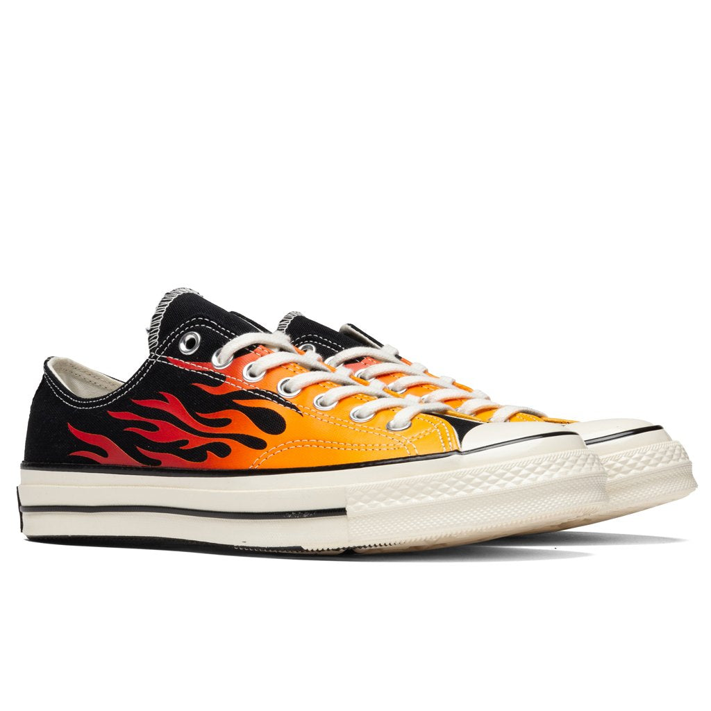 Chuck 70 Ox - Black/Enamel Red/Egret