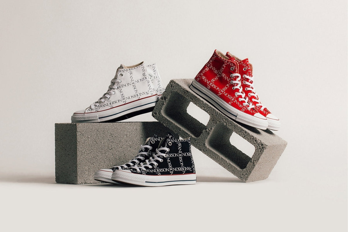 Converse x JW Anderson All Star Chuck 70 Grid Hi - White/Black/Insignia Red