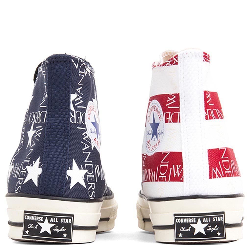 Converse x JW Anderson All Star Chuck 70 Hi - Mood Indigo/Garnett