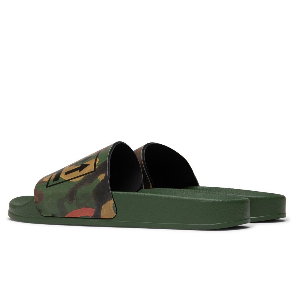 Double Arrow Slider - Military Green