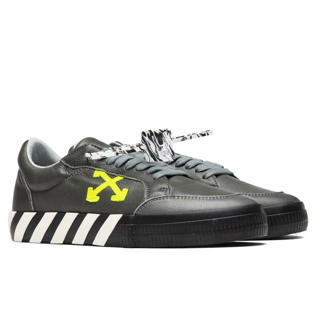Low Vulcanized Sustainable Leather - Grey/Green