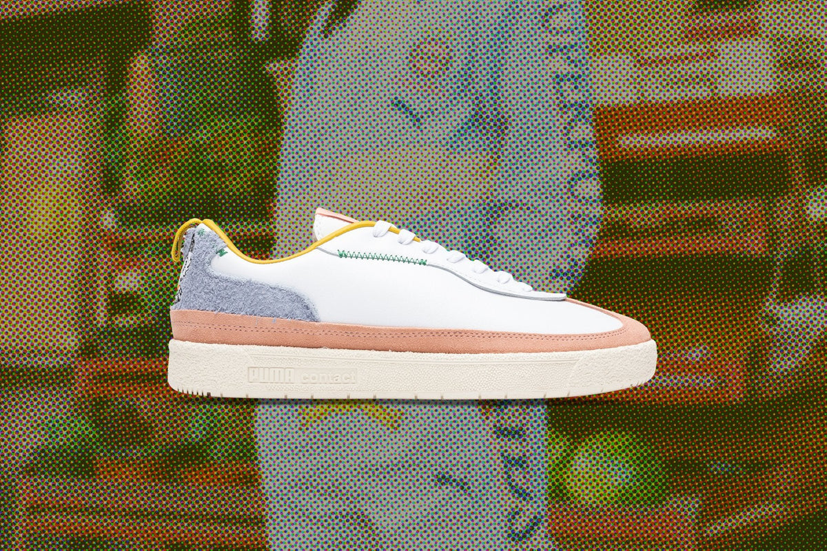 Puma x KidSuper Studios Oslo-City - Puma White/Peach Beige