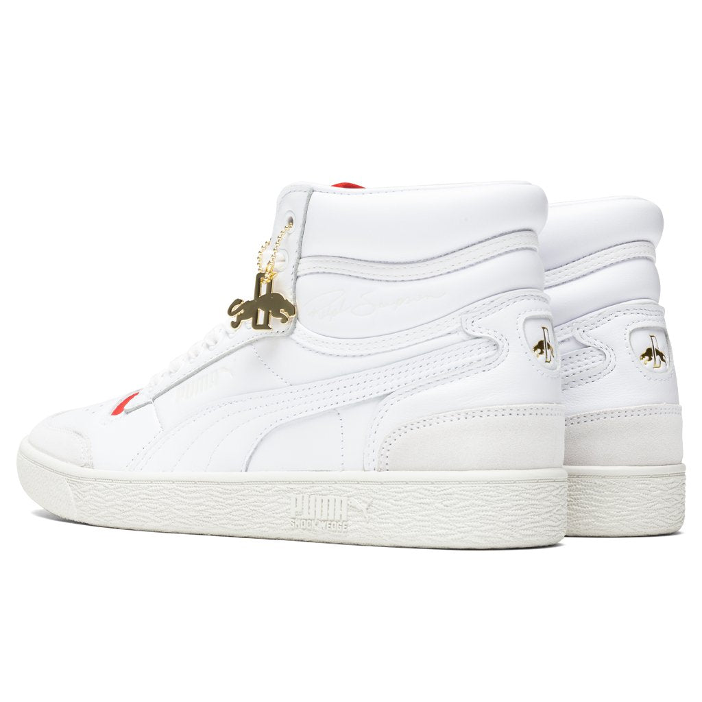 Puma x R. Dassler Legacy COL Ralph Sampson Mid - White/High Risk Red