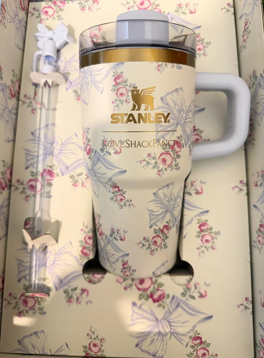 Stanley x LoveShackFancy 20oz Rosa Beaux Blue Tumbler