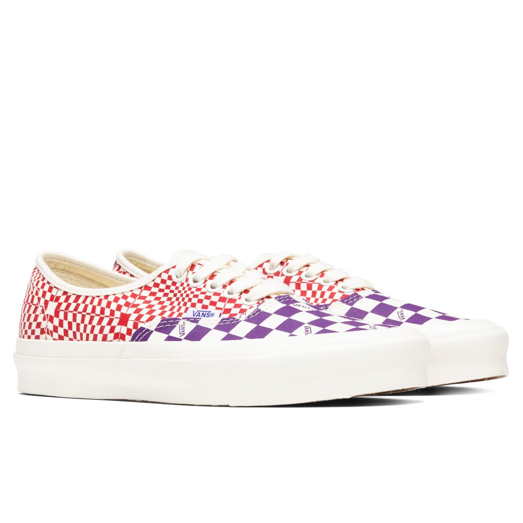 OG Authentic LX - Logo Check/Violet Indigo/Racing Red