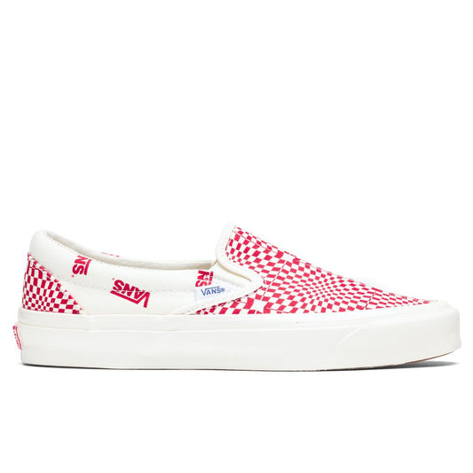 OG Classic Slip-LX - Optical Check/Racing Red